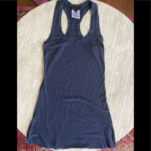 Navy blue racer back tank